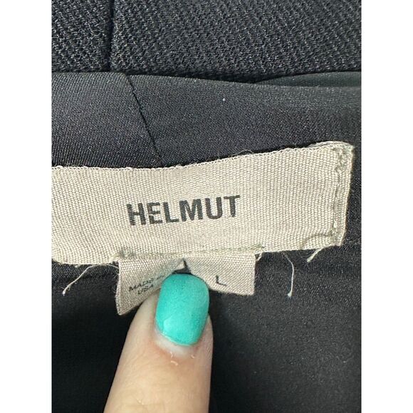 Helmut Lang Black Fitted Single Button Blazer Size Large - Picture 5 of 6